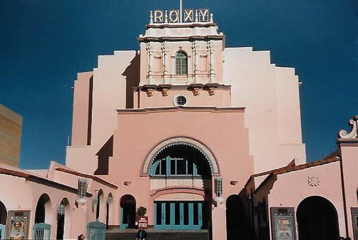 The Roxy Theatre's Spanish Mission facade on George Street, Parramatta