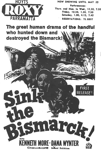 Vintage Roxy program: Sink the Bismarck